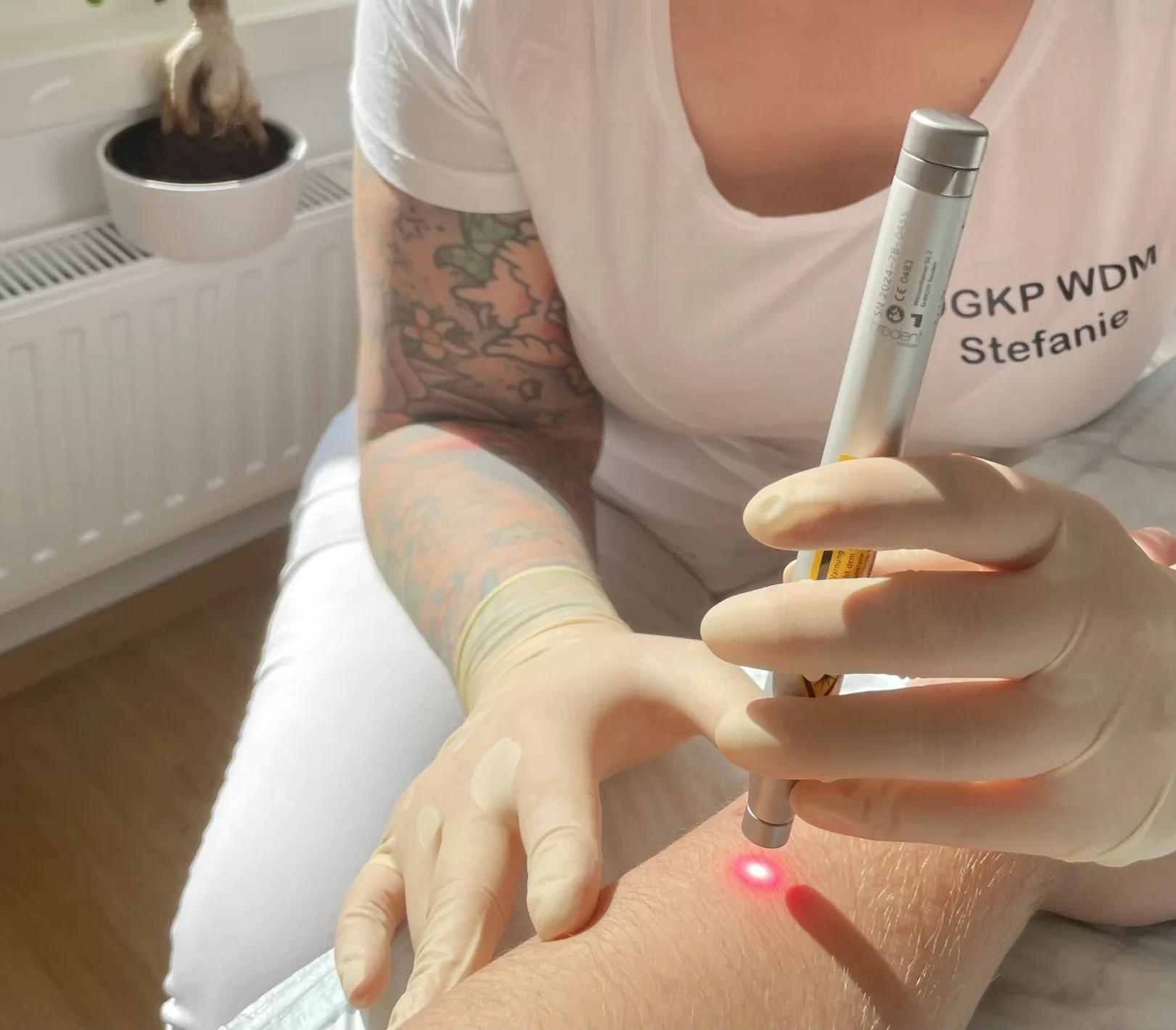 Lasertherapie bei Wundversorgung