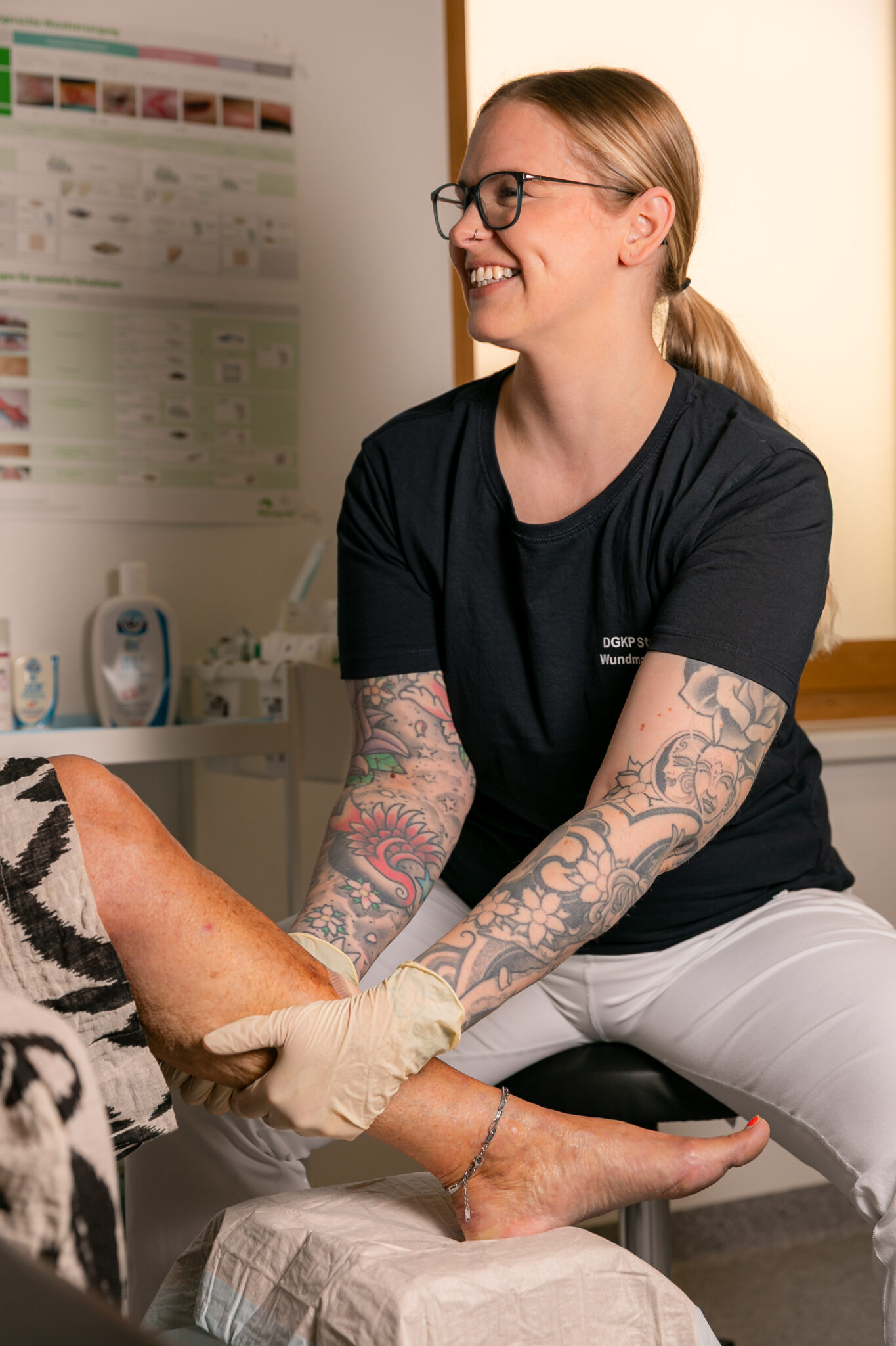 Behandlung eines Beines